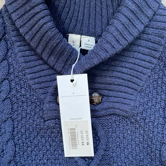 Navy Janie and jack sweater-brand new - Picture 3 of 4